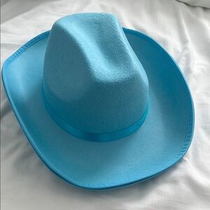 Pair of Light Blue Cowboy Hats
